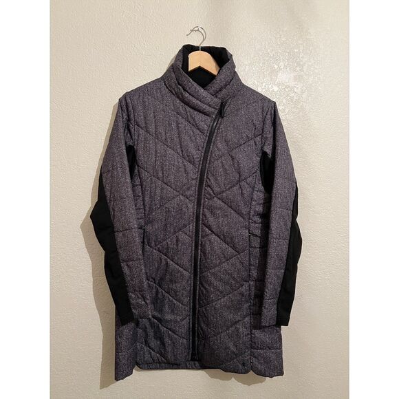 Smartwool Parka Jacket Women's Coat Medium Full Zip SmartLoft 180 - Gray - Picture 2 of 10